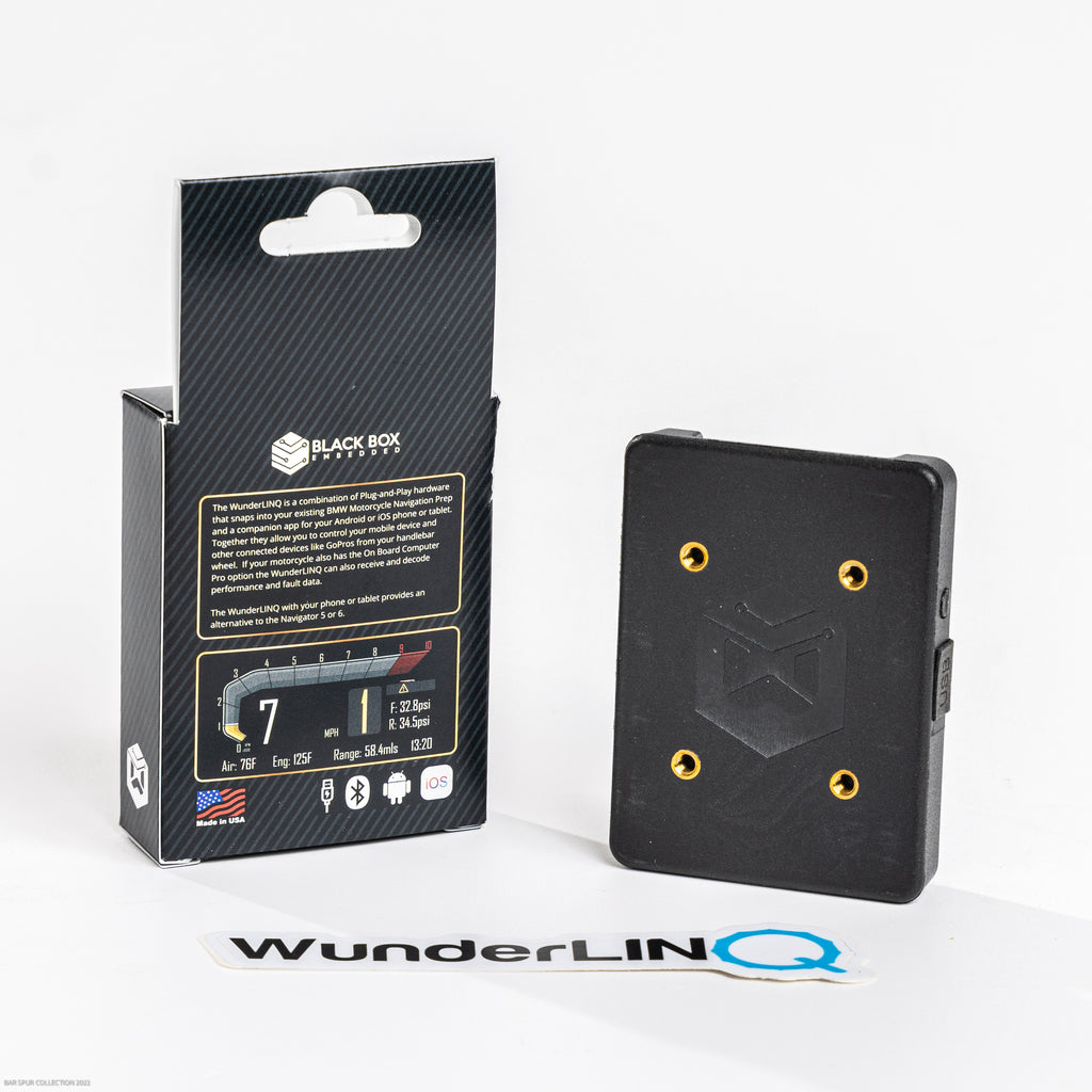 WunderLINQ phone controller, charger and mount for BMW Motorcycles 